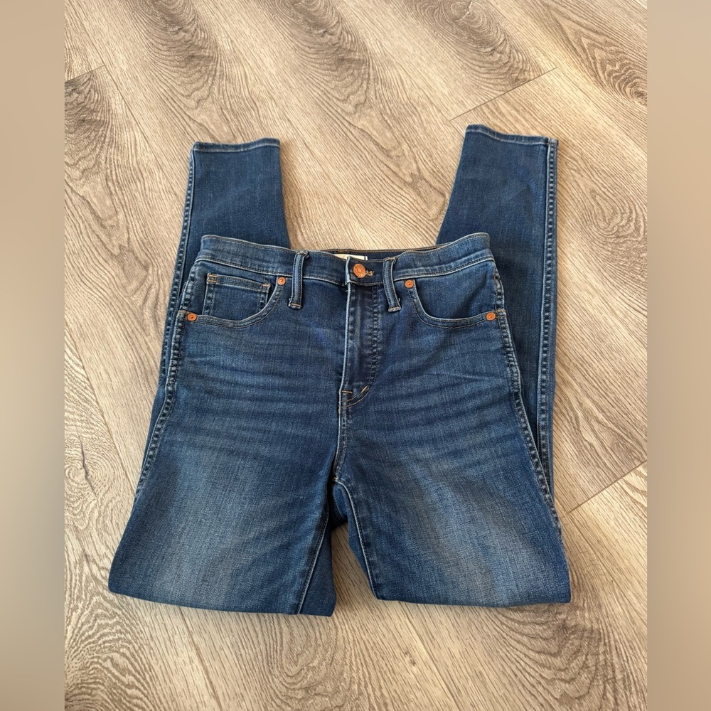 Madewell Women's Dark Blue Skinny Jeans